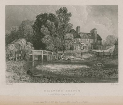 Hughes veerboot over de rivier de Lea door English School