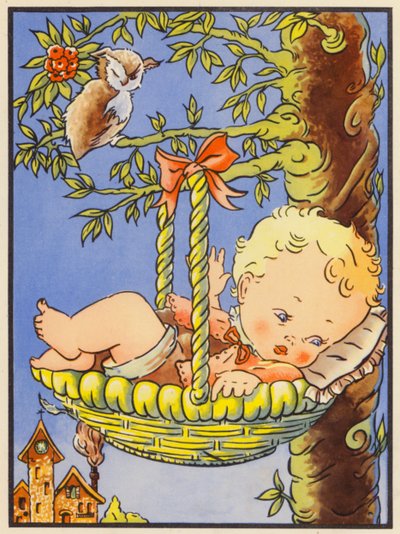Hush-a-Bye Baby in de boomtop door English School