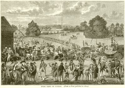 Hyde Park op Zondag door English School