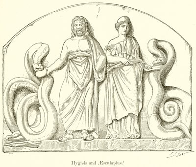 Hygieia en Aesculapius door English School
