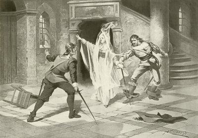 I Puritani, Acte I scène v (gravure) door English School