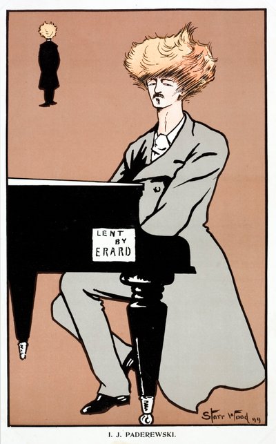 Ignacy Jan Paderewski, Poolse pianist, componist, politicus en onafhankelijkheidsstrijder door English School