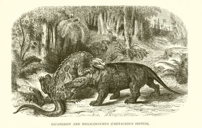 Iguanodon en Megalosaurus, Krijtsysteem door English School