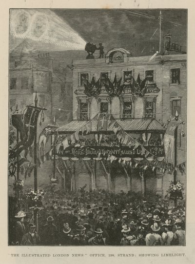 Kantoren van de Illustrated London News op de Strand door English School
