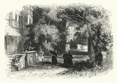 Illustratie voor Mozarts opera Don Giovanni (gravure) door English School