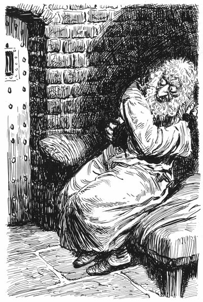 Illustratie voor Oliver Twist door Charles Dickens door English School