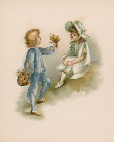 Illustratie voor De Taal van Bloemen door English School