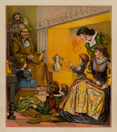 Illustratie voor The Merry Ballads of the Olden Time, ca. 1880 door English School
