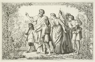 Illustratie voor De Pelgrimsreis van John Bunyan door English School
