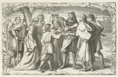 Illustratie voor De Pelgrimsreis van John Bunyan door English School