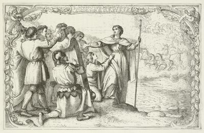 Illustratie voor De Pelgrimsreis van John Bunyan door English School