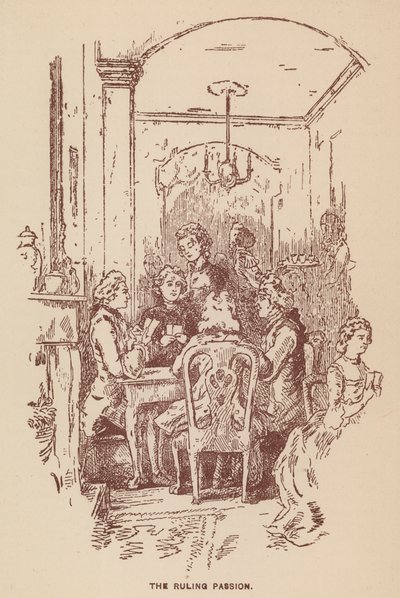 Illustratie voor The Virginians door Thackeray door English School