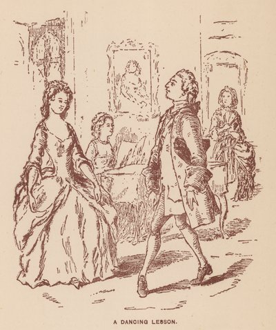 Illustratie voor The Virginians door Thackeray door English School