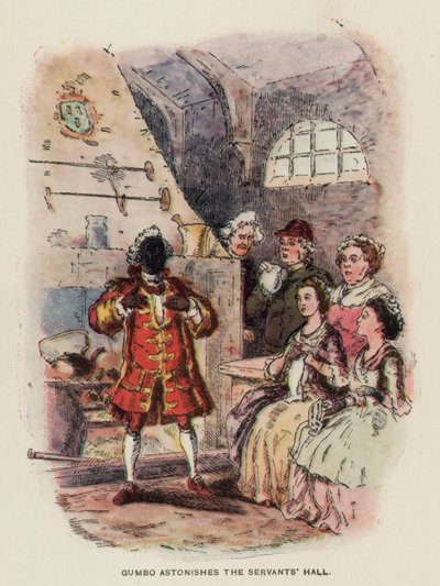 Illustratie voor The Virginians door Thackeray door English School