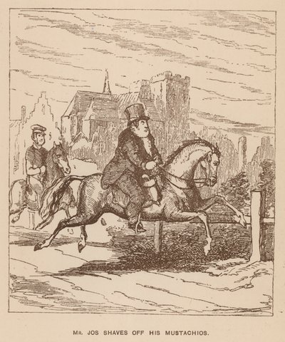 Illustratie voor Vanity Fair door Thackeray door English School