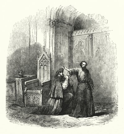 Illustratie voor de opera La Juive door Fromental Halevy (gravure) door English School