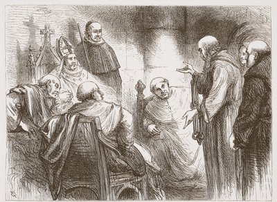 Illustratie uit The History of Protestantism door James Aitken Wylie (1808-1890), gepubliceerd 1878 door English School