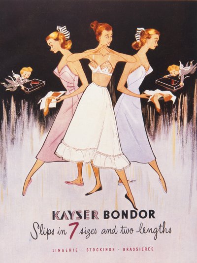 Illustratie uit de Kayser Bondor Catalogus, c.1955 door English School