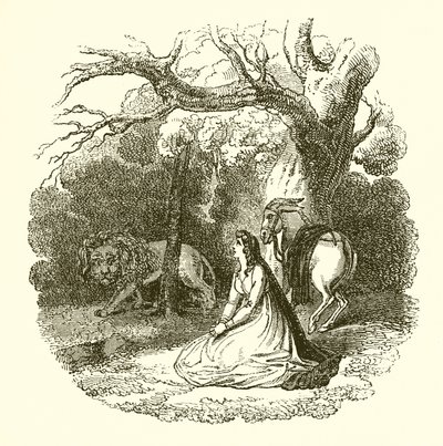 Illustratie van de Faery Queene door English School
