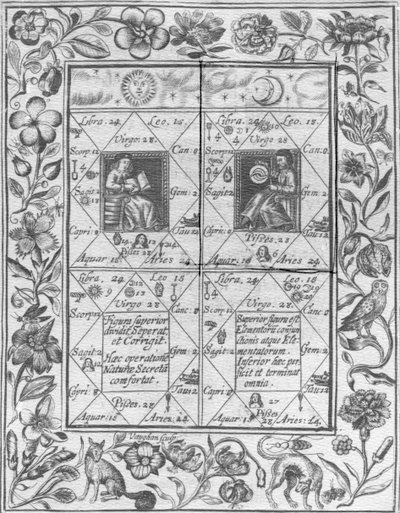 Illustratie uit Theatrum Chemicum Britannicum door Elias Ashmole, 1652 door English School