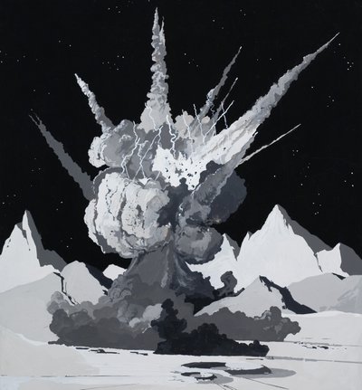 Illustratie bij verhaal van Arthur C. Clarke door English School