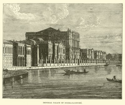 Keizerlijk paleis van Dolma-Baghtche door English School