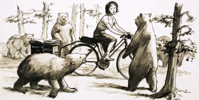 In 1957 bereikte de tengere Louis Sutherland haar ambitie om de wereld rond te fietsen door English School