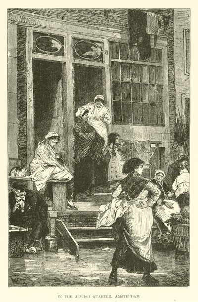 In de Joodse wijk, Amsterdam door English School