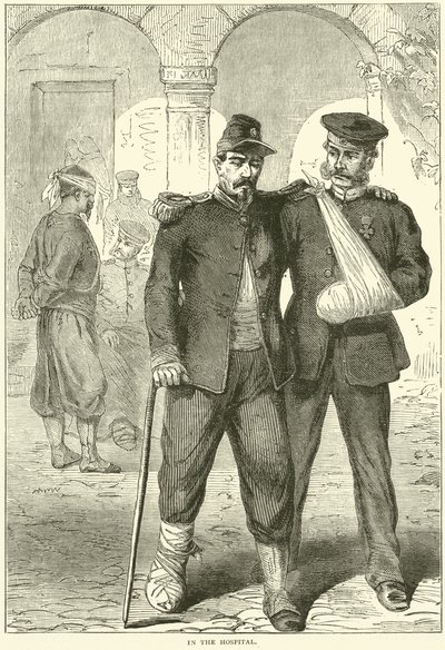 In het ziekenhuis, november 1870 door English School