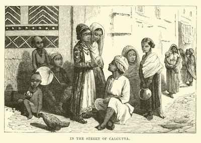 In de straat van Calcutta door English School