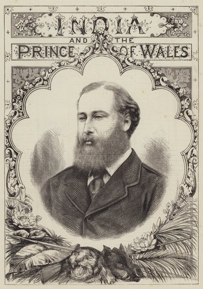India en de prins van Wales door English School
