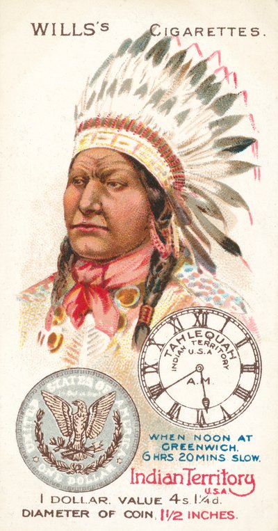 Indian Territory, VS, dollar (chromolitho) door English School