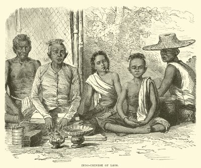 Indo-Chinezen van Laos door English School