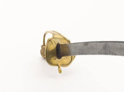 Infanterie hangerzwaard gemarkeerd voor het 15e (Yorkshire East Riding) Regiment, circa 1790 door English School