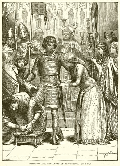 Inwijding in de Orde van het Ridderschap door English School