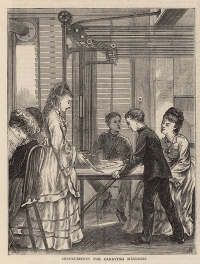 Instrumenten voor het verzenden van berichten door English School