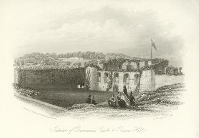 Interieur van Beaumaris Castle en Baron Villa door English School
