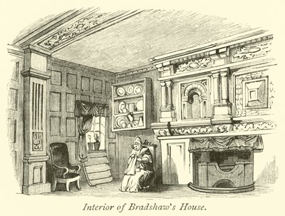 Interieur van Bradshaws Huis door English School