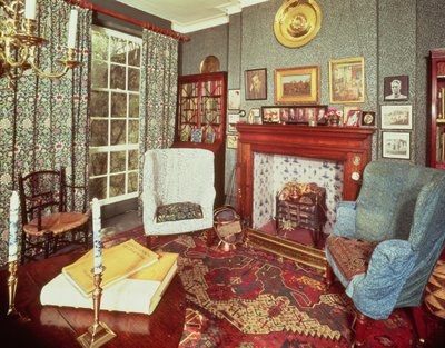 Interieur van No.8 Hammersmith Terrace, gebouwd ca. 1735 door English School