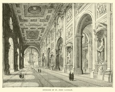 Interieur van Sint-Jan van Lateranen door English School