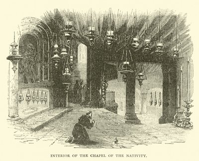 Interieur van de Kapel van de Geboorte door English School