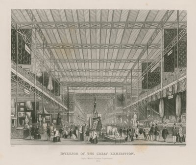 Interieur van de Grote Tentoonstelling, 1851, Ceylon, Malta en Canadese Afdelingen door English School