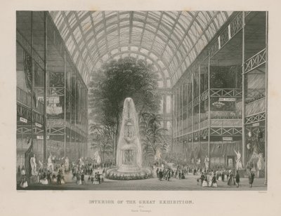 Interieur van de Grote Tentoonstelling, 1851, Noord Transept door English School