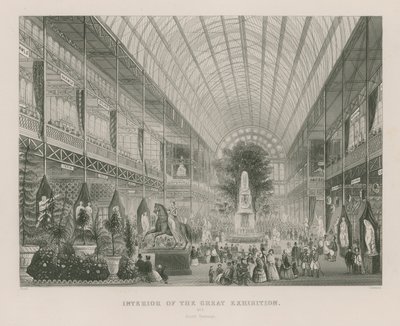 Interieur van de Grote Tentoonstelling, 1851, Zuid Transept door English School