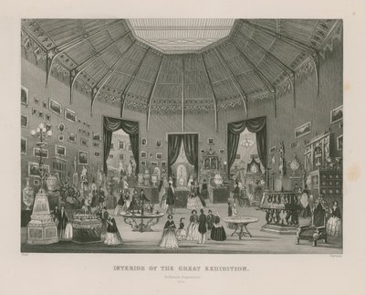 Interieur van de Grote Tentoonstelling, 1851, Zollverein Afdeling door English School
