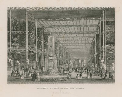 Interieur van de Grote Tentoonstelling, 1851, vanuit het Transept kijkend naar het oosten door English School