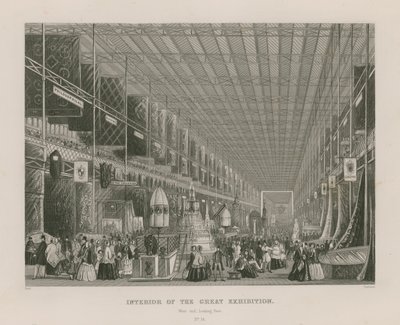 Interieur van de Grote Tentoonstelling, 1851, westkant kijkend naar het oosten door English School