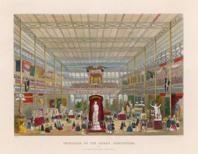 Interieur van de Grote Tentoonstelling, Amerikaanse Afdeling (Oostkant) door English School
