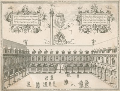 Interieur van de Royal Exchange, Londen door English School