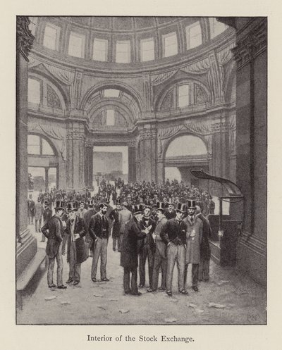 Interieur van de Beurs door English School